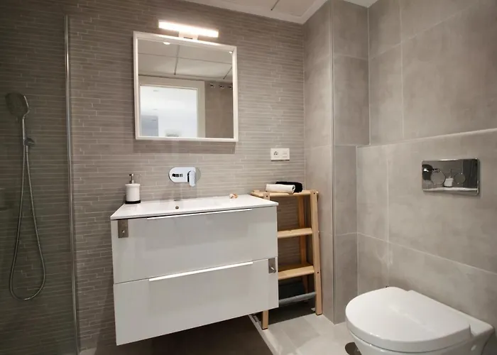 Bonito Aquarelle Con Vista Al Mar Calpe