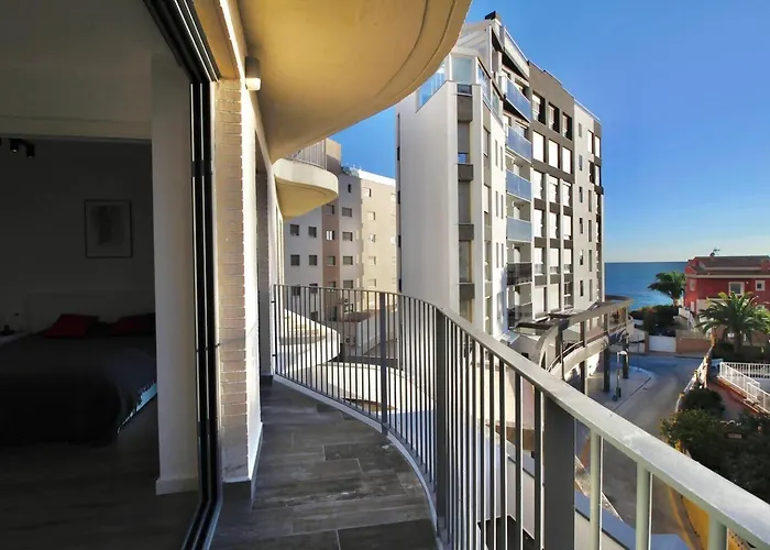 Bonito Aquarelle Con Vista Al Mar Calpe