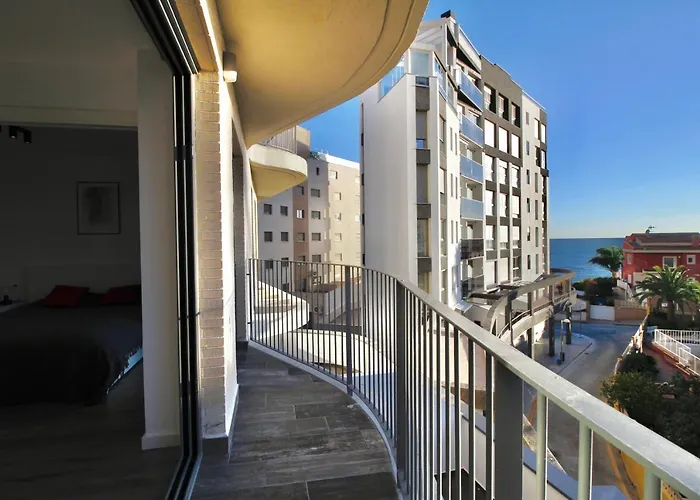 Bonito Aquarelle Con Vista Al Mar