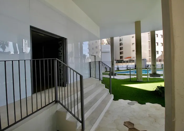 Bonito Aquarelle Con Vista Al Mar Apartamento Calpe